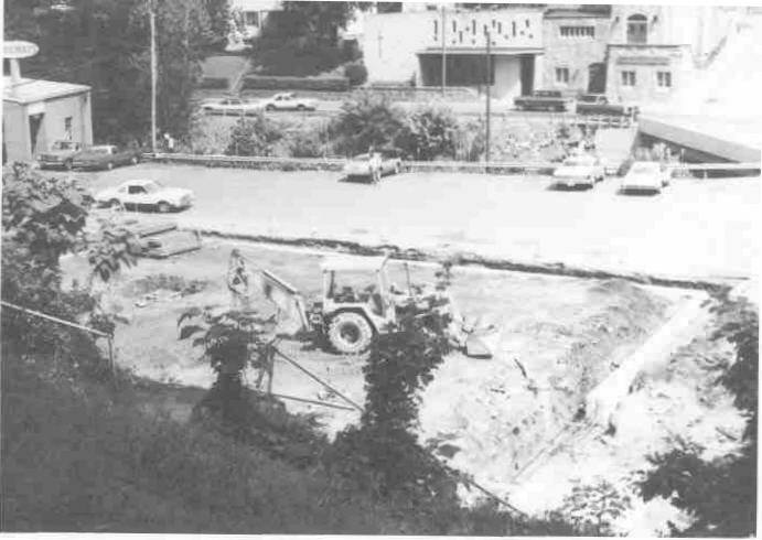 Breaking ground on the new library